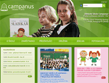 Tablet Screenshot of campanus.cz